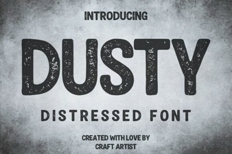 Craft Projects with the Dusty Font Style