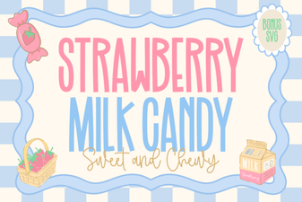 A Sweet Font for Candy Packaging Design