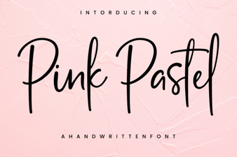 Pastel Pink Fonts for Elegant and Creative Designs